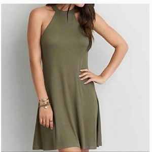 American Eagle Green Sun Dress